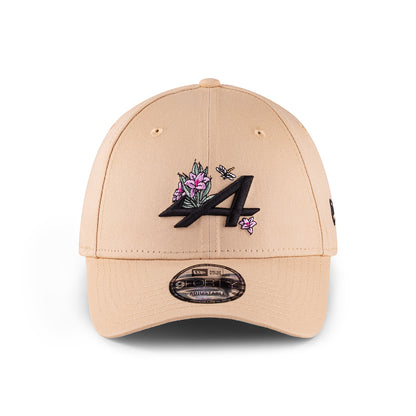 CASQUETTE FLEUR BEIGE — ALPINE X NEW ERA