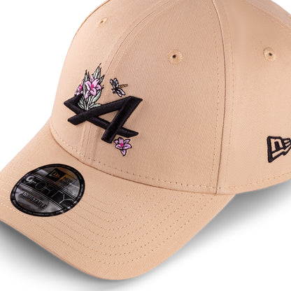 CASQUETTE FLEUR BEIGE — ALPINE X NEW ERA