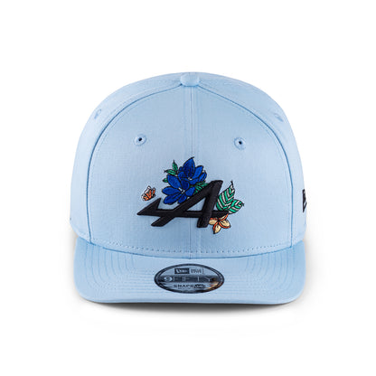 CASQUETTE FLEUR BLEUE — ALPINE X NEW ERA