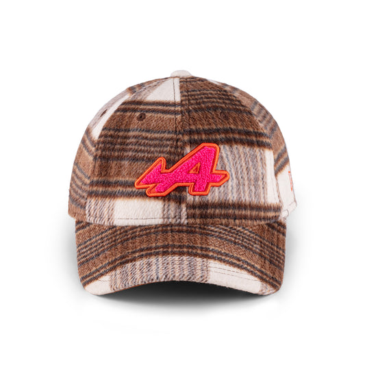 CASQUETTE TARTAN MARRON — ALPINE X NEW ERA