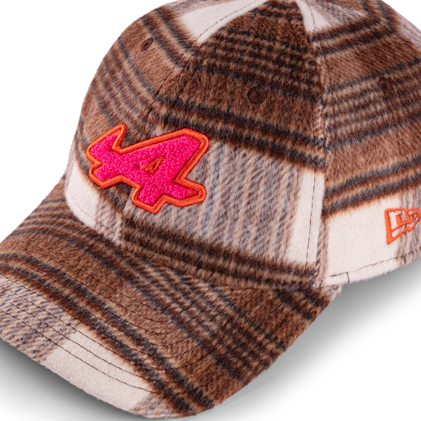 CASQUETTE TARTAN MARRON — ALPINE X NEW ERA