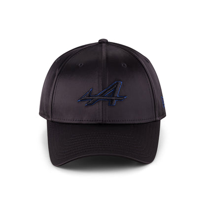 CASQUETTE NOIRE SATIN — ALPINE X NEW ERA